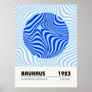 Affiche de l'exposition Bauhaus 1923