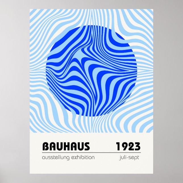 Affiche de l'exposition Bauhaus 1923 (Devant)