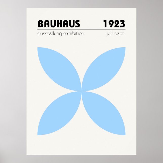 Affiche de l'exposition Bauhaus 1923 (Devant)