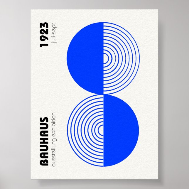 Affiche de l'exposition Bauhaus 1923 (Devant)