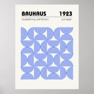 Affiche de l'exposition Bauhaus 1923