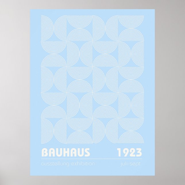 Affiche de l'exposition Bauhaus 1923 (Devant)