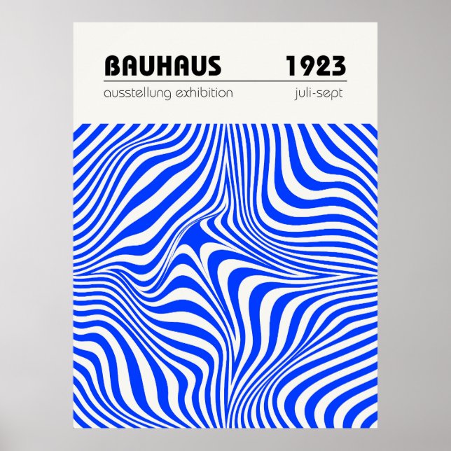 Affiche de l'exposition Bauhaus 1923 (Devant)
