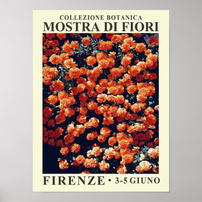 Affiche de l'exposition florale n° 3 (Devant)