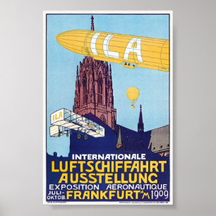 Affiche de l'Exposition Internationale d'Aéronauti