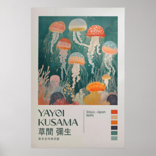 Affiche de l'exposition Yayoi Kusama, Yayoi Kusama