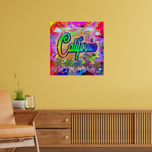 Affiche de l'Express de Californie Vista