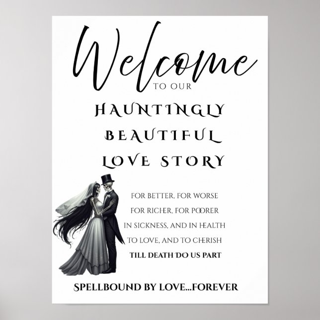 Affiche de l'histoire d'amour d'Halloween (Devant)