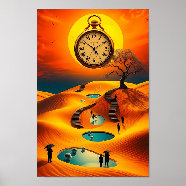 Affiche de l'Horizon du Chronométreur du Désert Su (Devant)