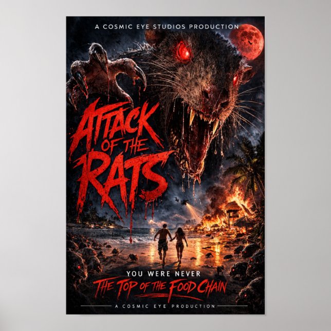 Affiche de l'horreur de l'apocalypse de plage – Co (Devant)