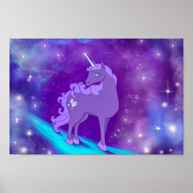 Affiche de licorne  (Devant)