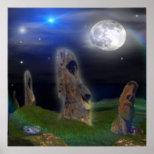 Affiche de l'île de Pâques