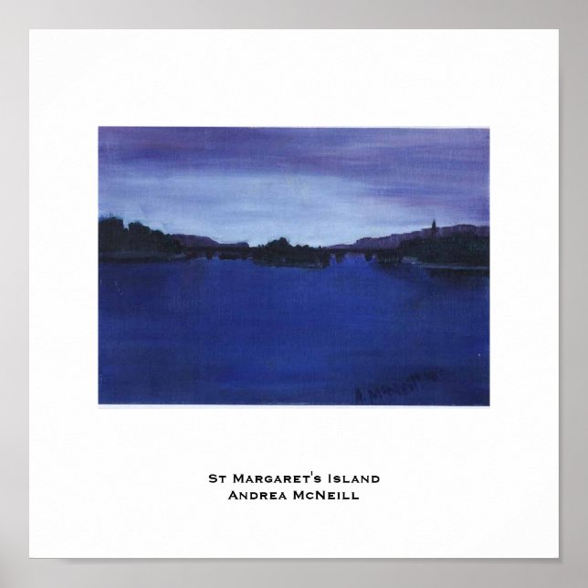 Affiche de l'île St Margaret's (Devant)