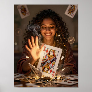 Affiche de l'Illusion Enchantée de la Reine de Cœu