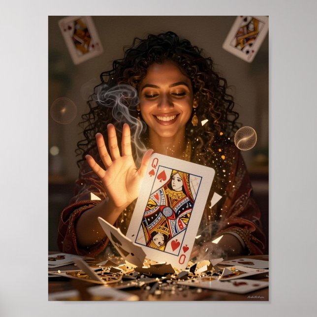 Affiche de l'Illusion Enchantée de la Reine de Cœu (Devant)