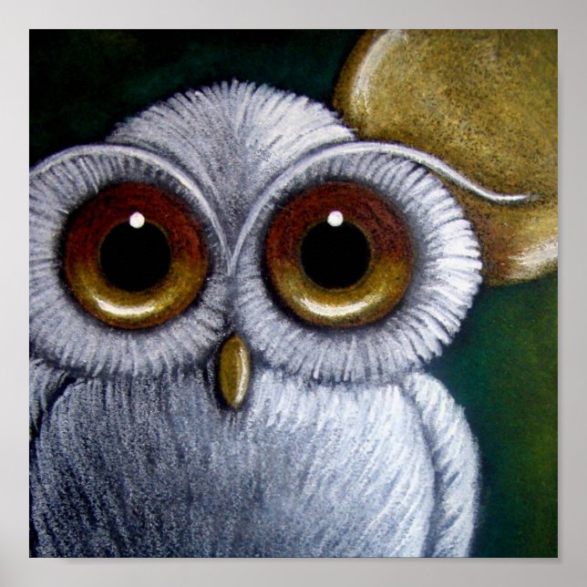 Affiche de l'IMAGINAIRE BLANC SNOWY OWL (Devant)