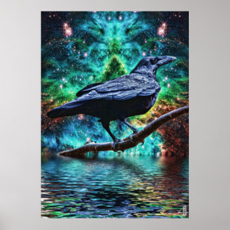 Affiche de l'imaginaire corbeau