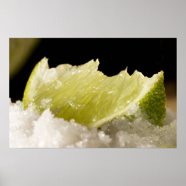 Affiche de l'impression de citron vert succulent (Devant)