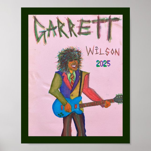 Affiche de l'impression de peinture Garrett Wilson (Devant)