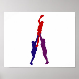 Affiche de Lineout de rugby