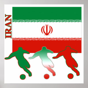 Affiche de l'Iran du football