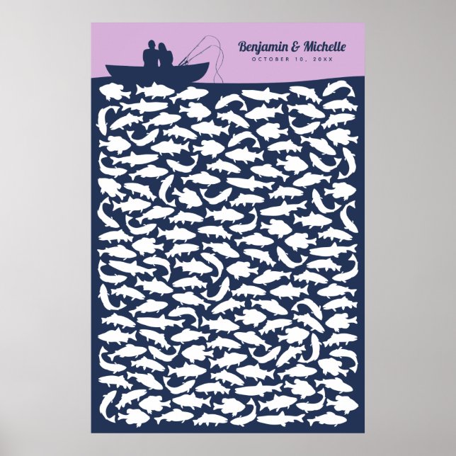 Affiche de livre d'or pour les invités - 150 signa (Devant)