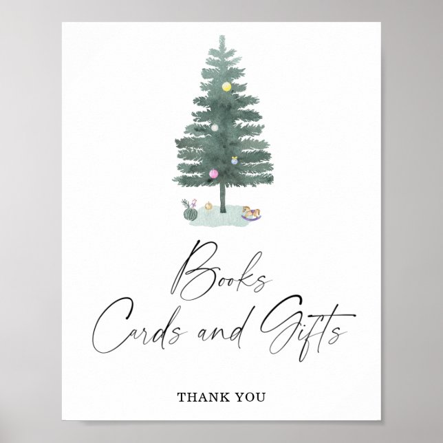 Affiche de LIVRES CARTES ET CADEAUX d'hiver (Devant)