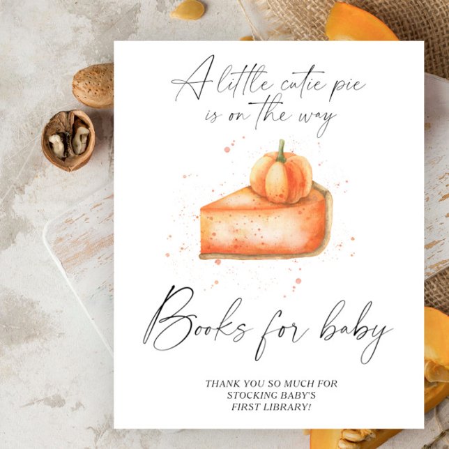 Affiche de livres d'automne pour bébé sur le thème (Créateur téléchargé)
