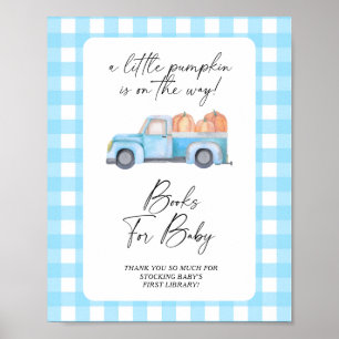 Affiche de livres de bébé sur la chute d'un camion