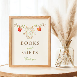 Affiche de livres et cadeaux mignons cultivés loca