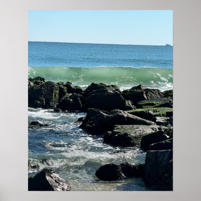 Affiche de l'océan de Sea Girt (Devant)