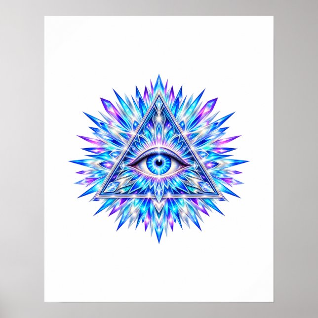 Affiche de l'œil triangulaire arctique (Devant)
