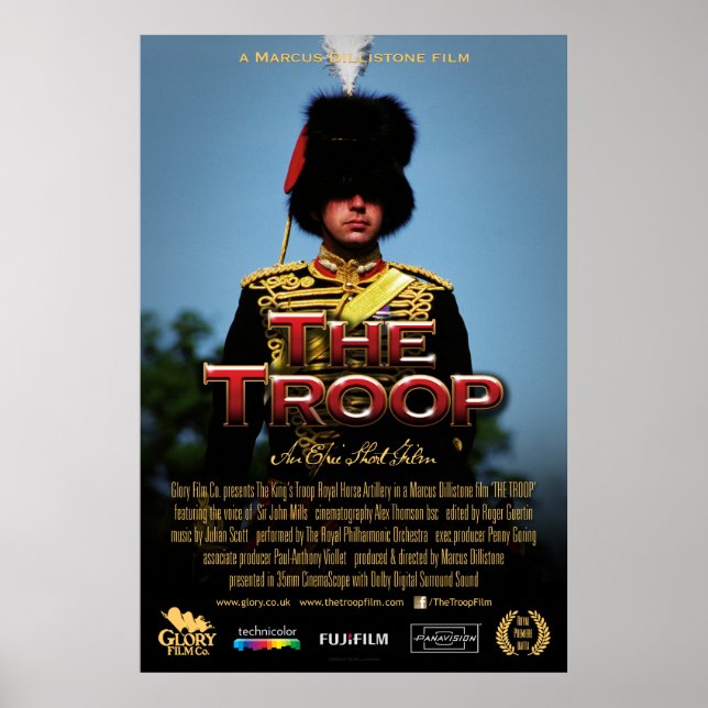 Affiche de l'officier de troupe pour cadre std 61x (Devant)