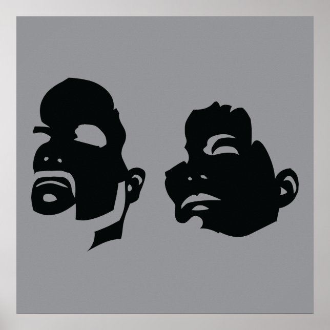 Affiche de logo BerkhouseSnyder Heads Up (Devant)