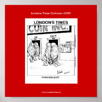 Affiche de Londres Paradigme Changement de drôle d
