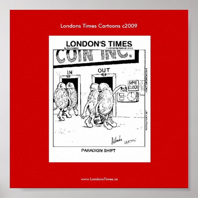 Affiche de Londres Paradigme Changement de drôle d (Devant)