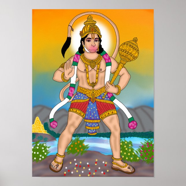 Affiche de Lord Hanuman (Devant)