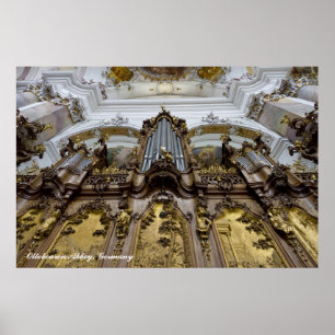 Affiche de l'orgue à tuyaux de l'abbaye d'Ottobeur