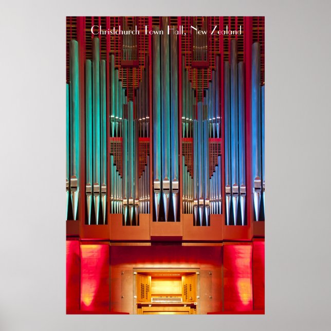 Affiche de l'orgue de la salle municipale de Chris (Devant)