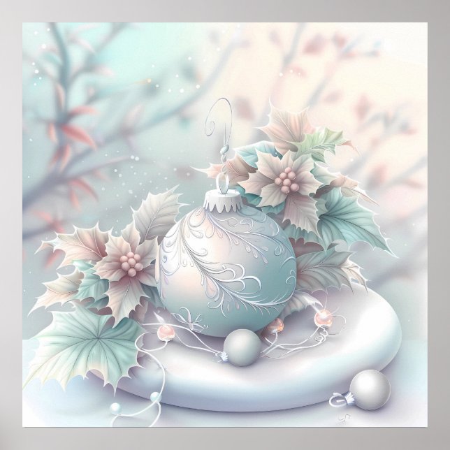 Affiche de l'ornement de Noël (Devant)