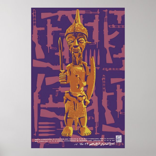 Affiche de l'OSPAAAL Semaine internationale de sol (Devant)