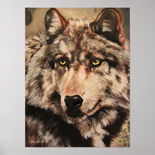 Affiche de loup (Devant)