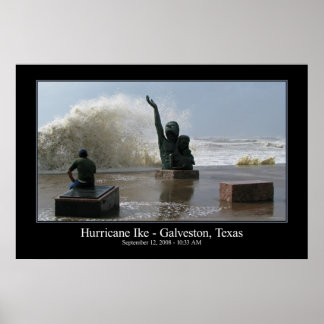 Affiche de l'ouragan Ike
