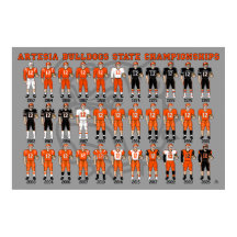 Affiche de l'uniforme des champions d'État des Art