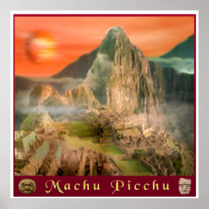 Affiche de Machu picchu