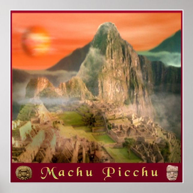 Affiche de Machu picchu (Devant)