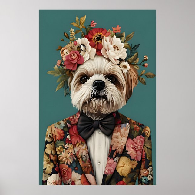 Affiche de Maltais en costume, Portrait de Maltais (Devant)