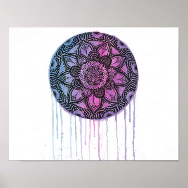 affiche de mandala (Devant)