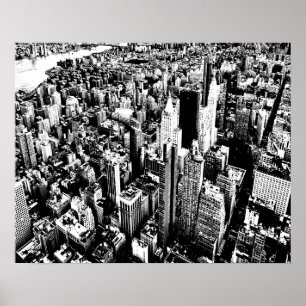 Affiche De Manhattan au ciel