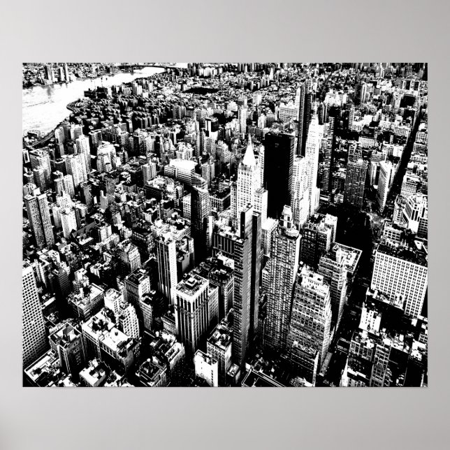 Affiche De Manhattan au ciel (Devant)
